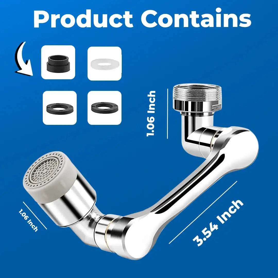 AquaFlex 1080° Swivel Faucet Extender with Dual Spray Mode - Buy 1 Get 1 Free
